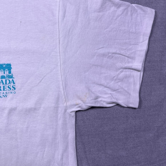 VTG Murinas Best Mens White Ramada Express Hotel Casino Laughlin NV River Rat‎ - Picture 11 of 14